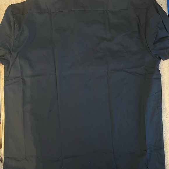 DICKIES 574 LONG SLEEVE DARK NAVY WORK SHIRT Size Large - Picture 4 of 7